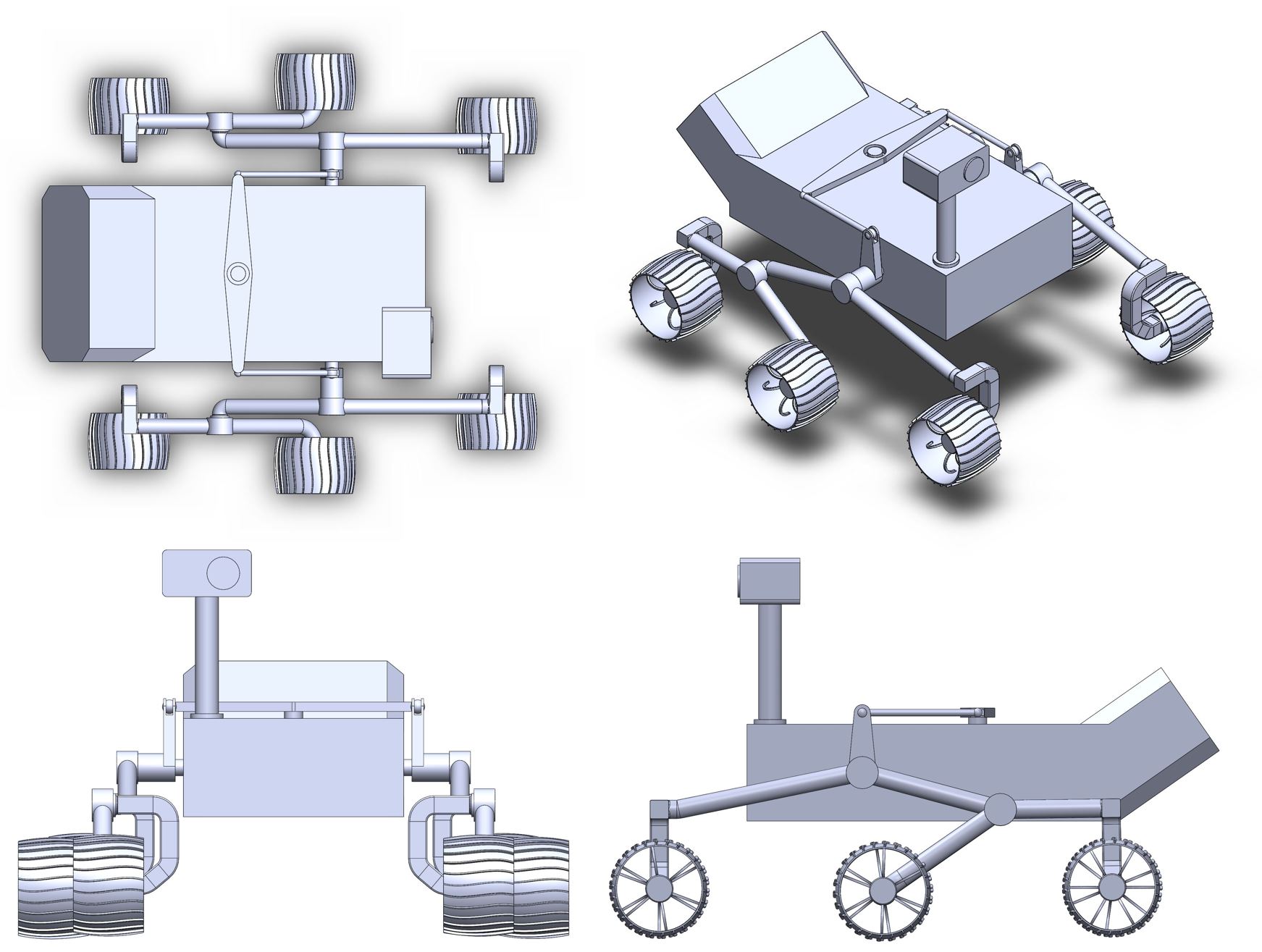 mars rover curiosity solidworks